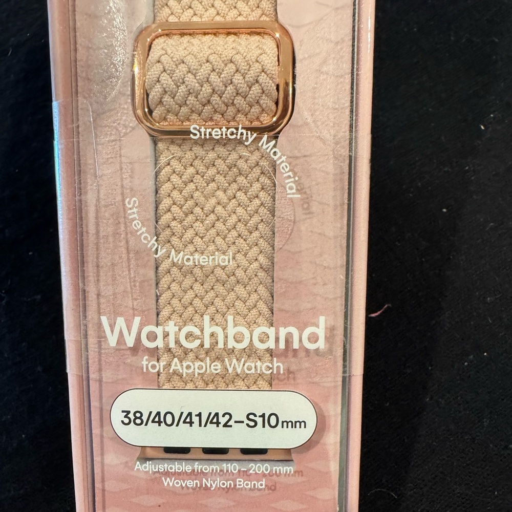 Artikl pale mauve Watchband for Apple Watch-variety of sizes( see photo please)